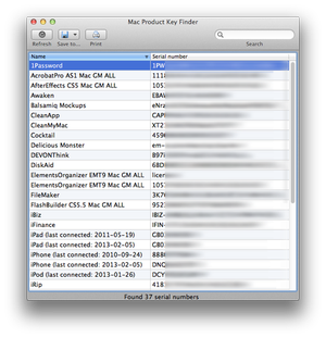 mac product key finder pro serial